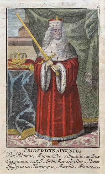August II Mocny, kr&oacute;l Polski, przed 1733 r.