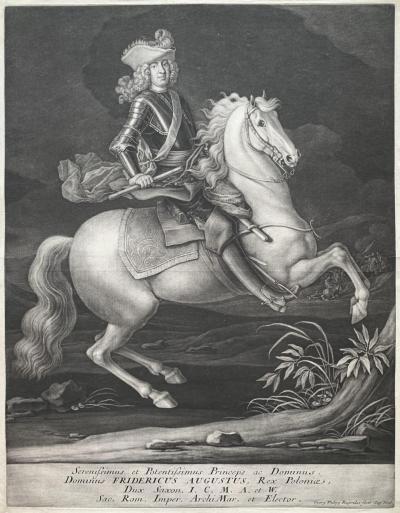 August II Mocny, kr&oacute;l Polski, przed 1710 r.