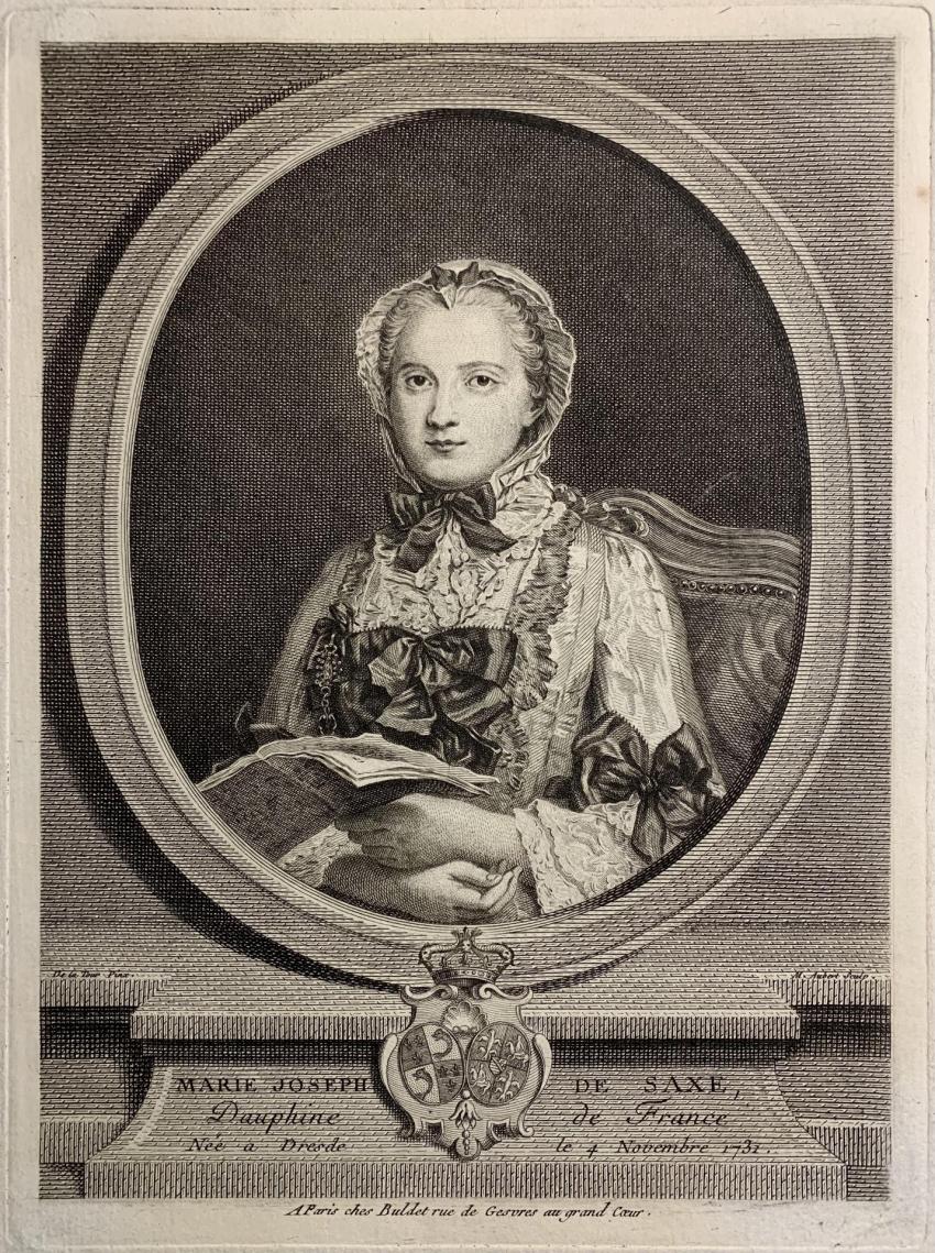 Maria J&oacute;zefa, c&oacute;rka kr&oacute;la Augusta Polski III, ok. 1750 r.