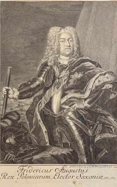 August III, kr&oacute;l Polski, 1734 r.