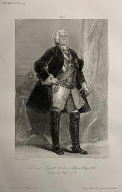 August III, kr&oacute;l Polski, 1838-1841 r.