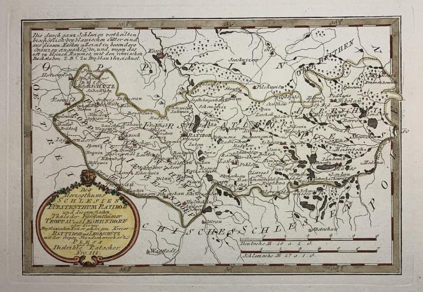 19. G&oacute;rny Śląsk, ziemia raciborska, Reilly, 1789 r.