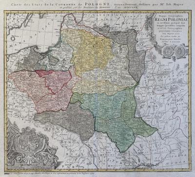 Kr&oacute;lestwo Polskie, Homann, 1770-1780 r.