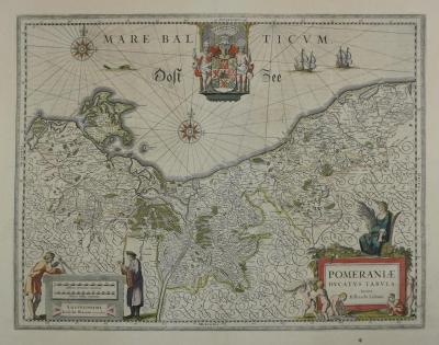 Pomorze, wyd. Bleau, autor: Lubino, 1640-1645 r.